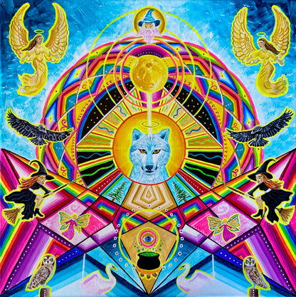 White Wolf Healing Blessing // SHIRT